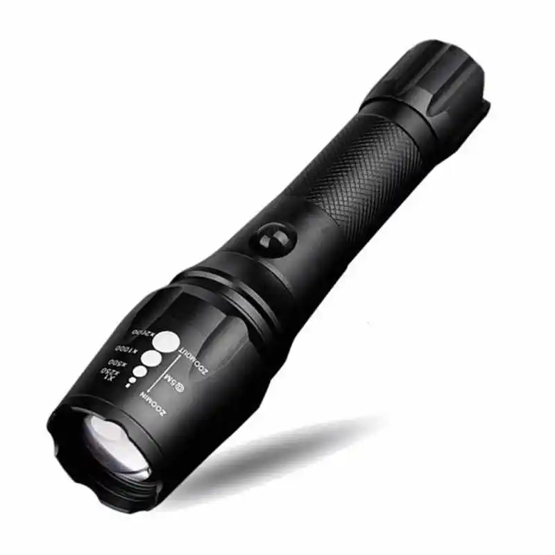 G700 Zoomable XML T6 LED Tactical Flashlight+18650 Battery+Charger+Case lanterna led t6 rechargeable fanatic #4S19 (4)