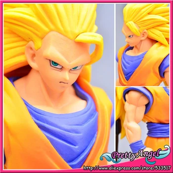 

PrettyAngel - Genuine Dragon Ball Z/Kai Original Banpresto Dragon Ball KAI DXF Heroes Super Saiyan 3 Son Goku Gokou Figure