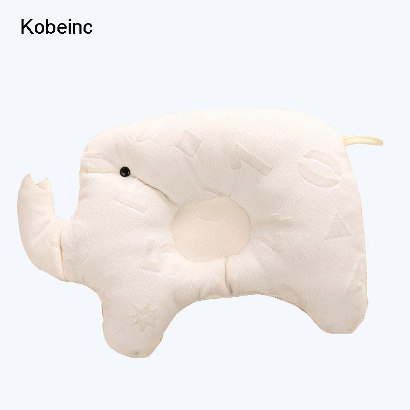 Flat Bebe Head Pillow Lovely Elephant Shaped Nursing Pillows Toddler