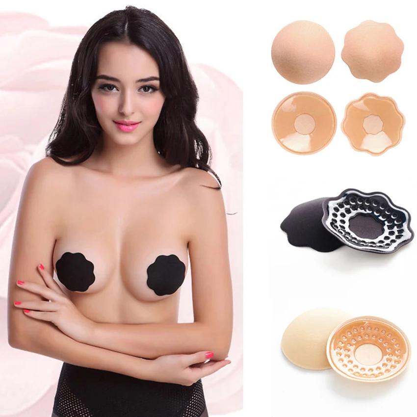 

Invisible Small Breast Paste Bikini Set Thicker Breathable Sponge Bra Pad Invisible Chest Pads Bikini Push Up Padded Swimsuit