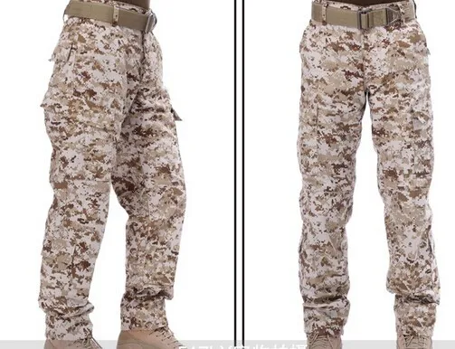Военные камуфляжные брюки расцветки пустынного камуфляжа комбинезоны CP Digital ACU армейские фанаты для тренировок - Цвет: A1