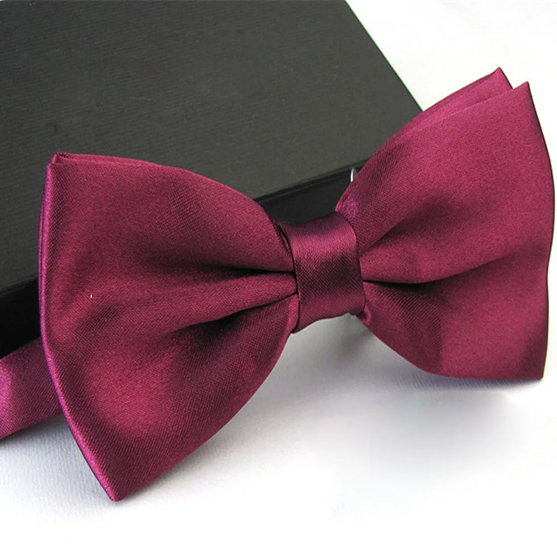 Модные классические одноцветные галстуки-бабочки для мужчин, обтягивающие тонкие регулируемые галстуки-бабочки с воротником, галстуки для смокинга, галстуки-бабочки для свадебной вечеринки - Цвет: 26