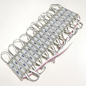 

LED Module 2835 3 LED DC12V Waterproof Advertisement Design LED Modules Cold White Color Super Bright Lighting 100PCS/Lot