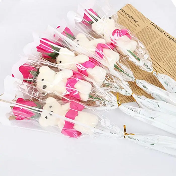 Лепестки роз мыло для тела мыло подарок цветок для свадьбы цветок день Святого Валентина юбилейные подарки
