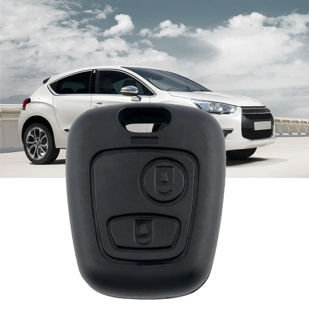 

Replacement Remote Key Shell Cover Fit For PEUGEOT CITROEN C1 C2 C3 Pluriel C4 C5 PEUGEOT Fob 2 BTN Case Hot