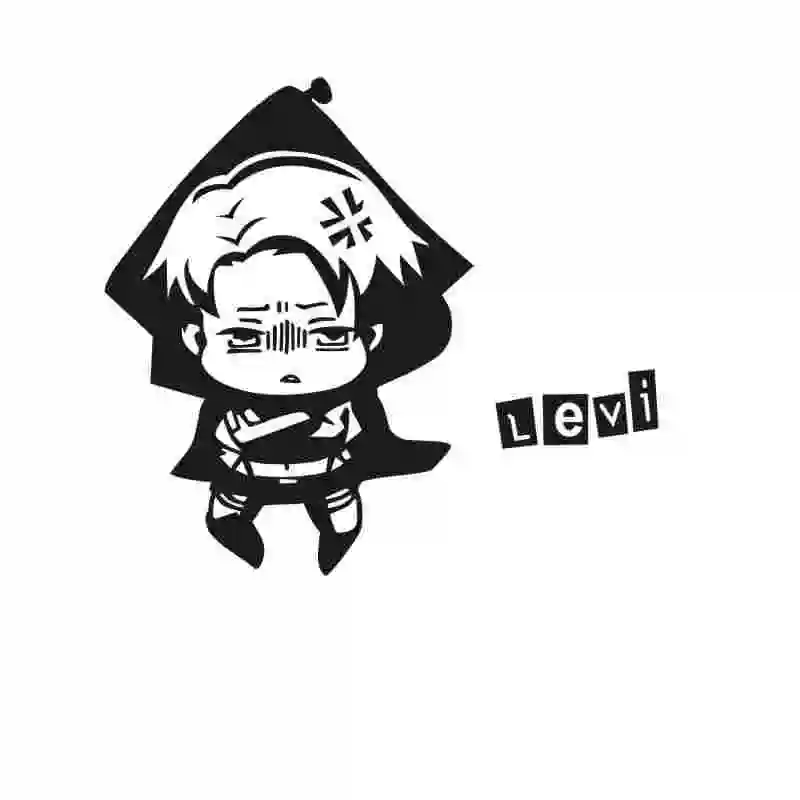 

Pegatina Attack on Titan Sticker Anime Cartoon Levi Car Decal Sticker Vinyl Wall Stickers Decor Home Decoration