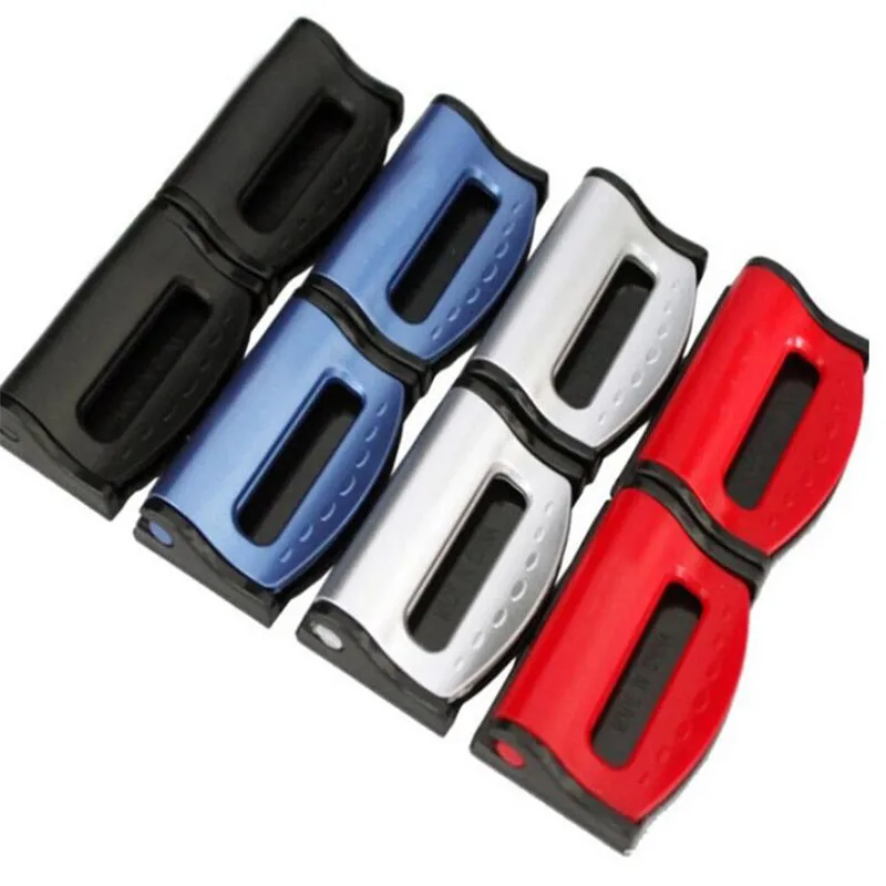 2pcs Universal Car Seat Belts Clips For Land Rover LR4 LR3 LR2 Range
