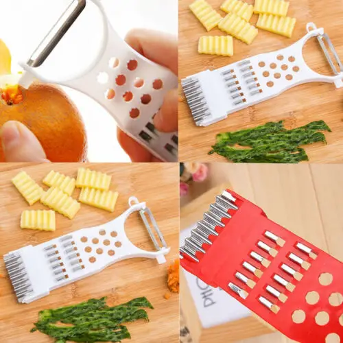 

Home Kitchen Tools Vegetable Fruit Potato Peeler Parer Julienne Cutter Slicer