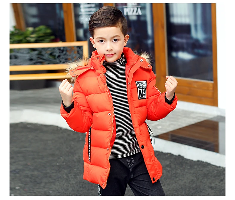 New Fashion Hot Sale Children Russian Parkas Winter Jacket For Boy Korean Clothes Thick Cotton Down Cotton-Padded Coat