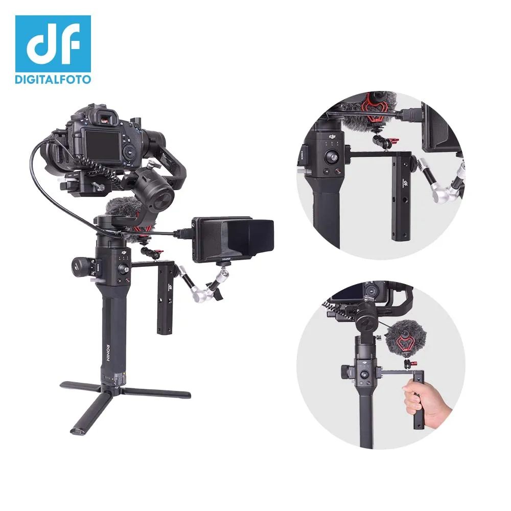 DIGITALFOTO DJI RONIN S SC gimbal аксессуары для шеи Расширительная ручка 1/4 резьбовое соединение светодиодный светильник монитор и микрофон