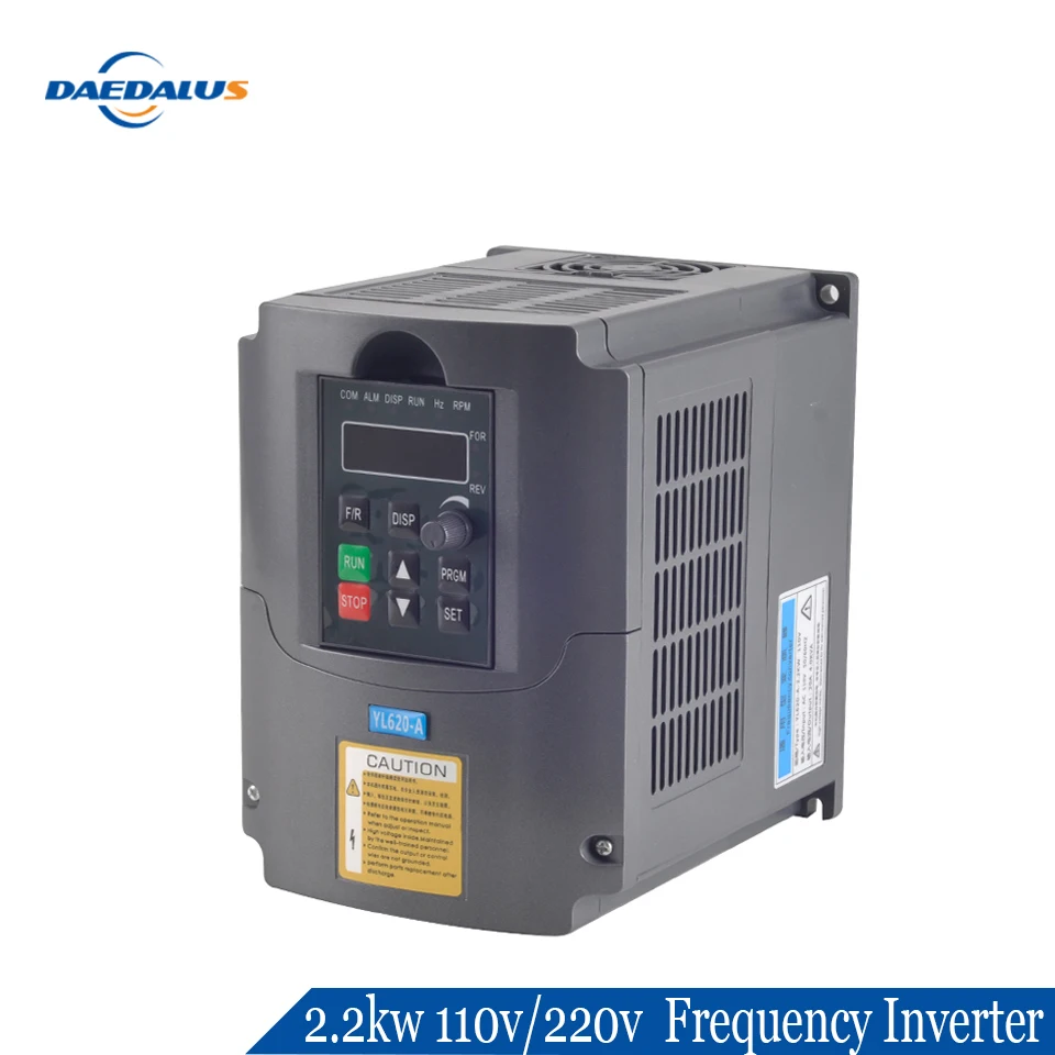 

Deadalus 2.2kw Inverter CNC Spindle Motor Speed Control 110V/220V CNC Spindle motor speed Control VFD Converter.