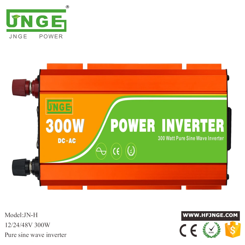 

Big Promotion JNGE Power Off Grid Pure Sine Wave Inverter 300W 12V 24V 110V 220V Solar Power Inverter
