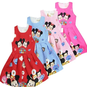 

Summer loose Dress for Girls Butterfly Print Girls Dress Teenagers Princess Dress Party Baby Girl Clothes Vestidos