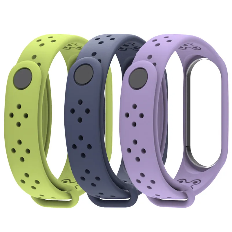 Дышащий ремешок для Xiaomi Mi Band 4 Смарт аксессуары сменный водонепроницаемый