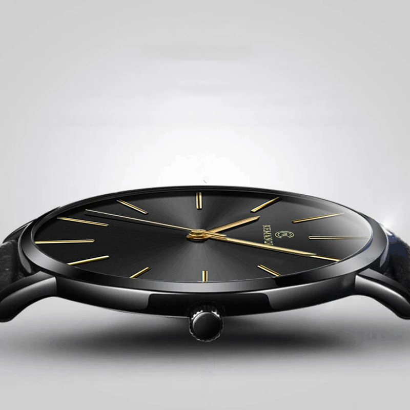 Мужские часы ультратонкие наручные erkek kol saati reloj hombre|Кварцевые часы| |