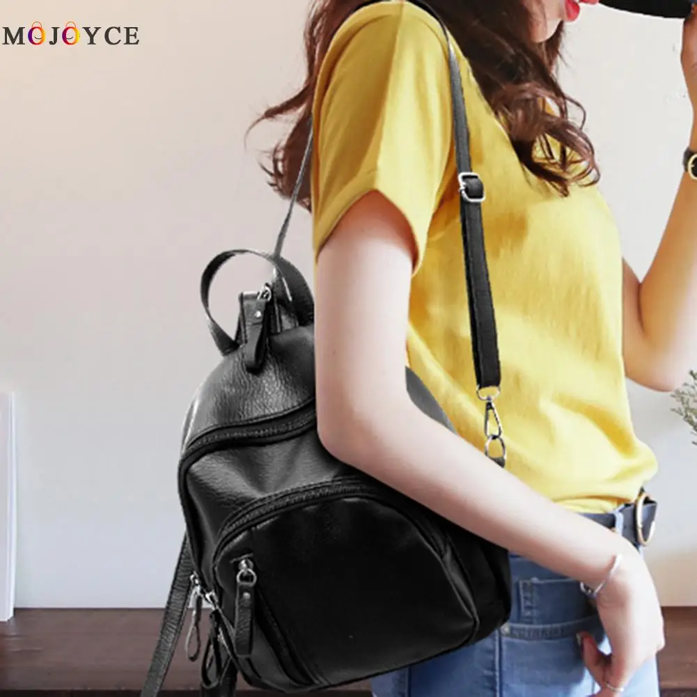 Роскошный дизайн женский рюкзак для девочек подростков на молнии мини из мягкой