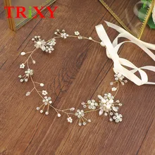 TRiXY H19 удивительные свадебный головной убор с хрустальными стразами свадебные аксессуары для волос для свадьбы или Вечеринка Быстрая