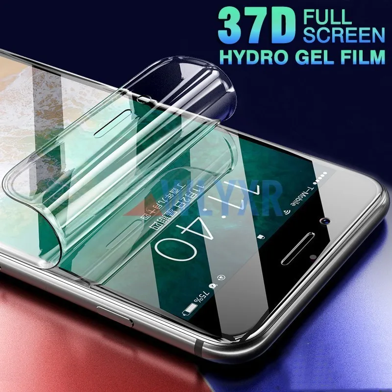 

37D Hydrogel Soft Cover Film For iPhone 7 8 6 6S Plus XR X XS Max Soft Screen Protector For iPhone XR X XS Max 6S Film Not Glass