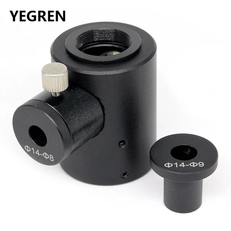 

Monocular Coaxial Illuminated Interface Half Reflection Half Transmission Lens Adapter 26mm 20.23mm Digital Microscope Adapter