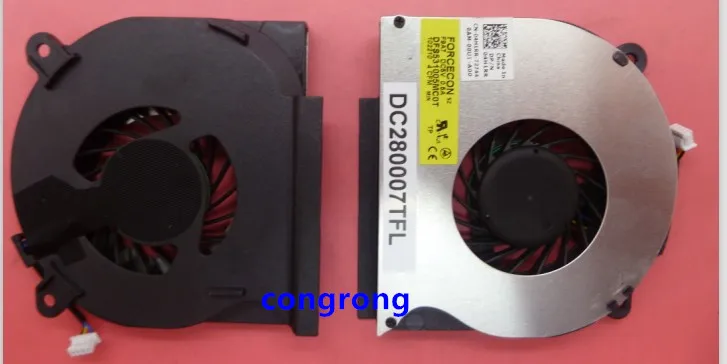 Охлаждающий вентилятор для ноутбука DELL Latitude E6400 E6410 E6510 FX128 DC5V - DFS531005MC0T CFM DC280007TFL P/N: