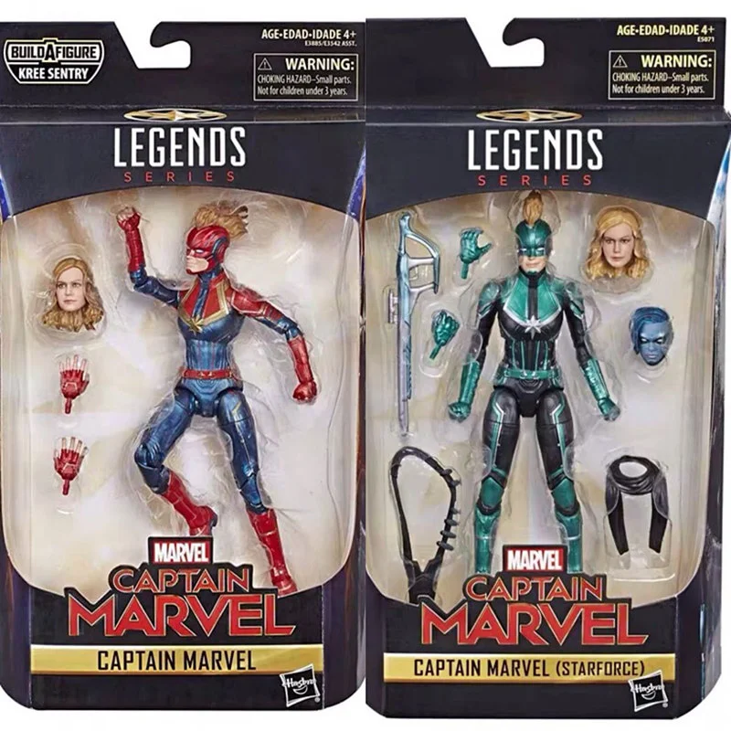 

Marvel Legends 2019 Movie Captain Marvel Binary 6 "Action Figure Walmart Exclusieve Speelgoed Pop Originele NIEUW IN DOOS