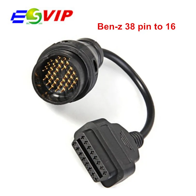 

Universal 38 Pin to 16 Pin OBD OBD2 OBDII Diagnostic Adapter Connector Cable