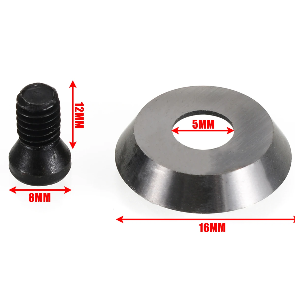 Round Carbide Insert 16mm 16x3-30 Degree Carbide Insert Cutter Finisher Wood Turning Lathe Tool for Wooden Cutting Machine Tools