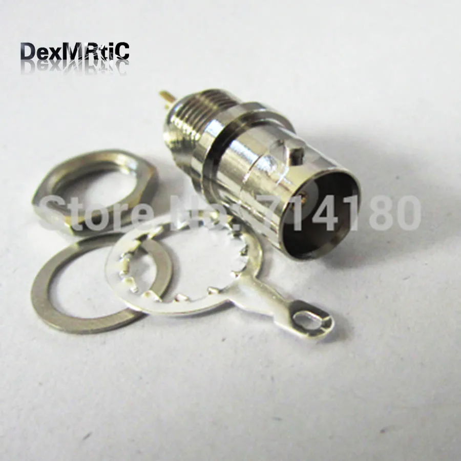 1pc BNC Female Jack Soldering connectors Adapter front panel mount wire
