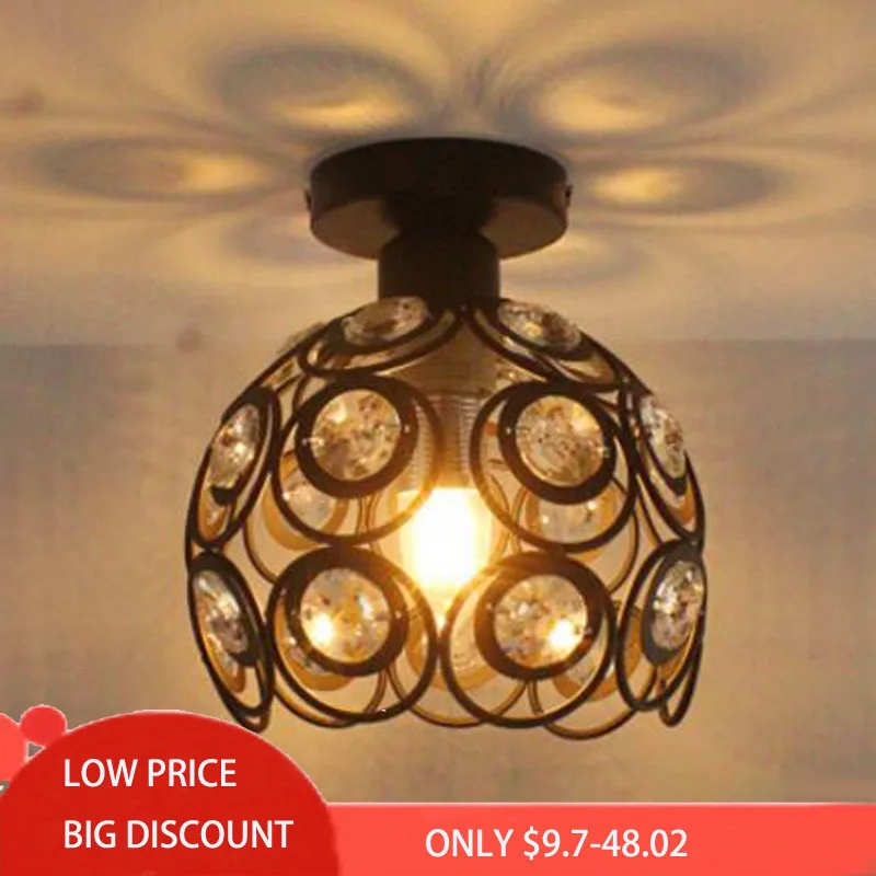 Us 18 22 8 Off Hqxing Led Ceiling Light Big Discount Modern Crystal Ceiling Light For Living Room Bedroom Led Light Ceiling Lamp In Ceiling Lights