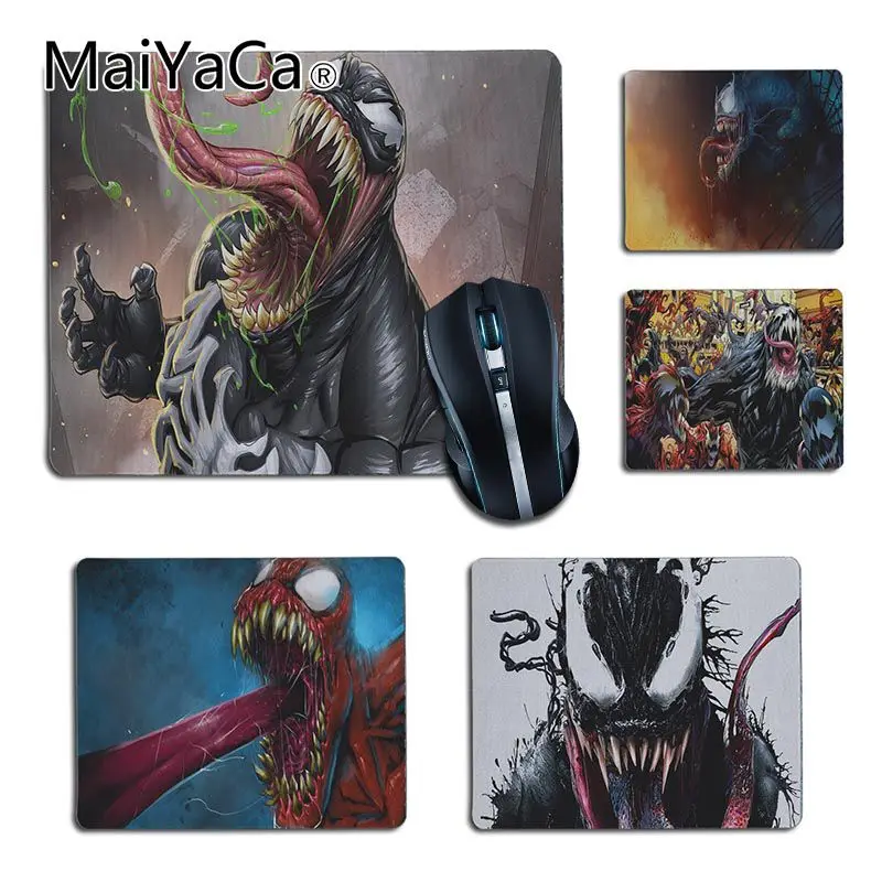 

MaiYaCa Cool New Agent Venom Marvel Comics HD Comfort small Mouse Mat Gaming Mouse pad Soft Rubber Professional Gaming Mouse Pad