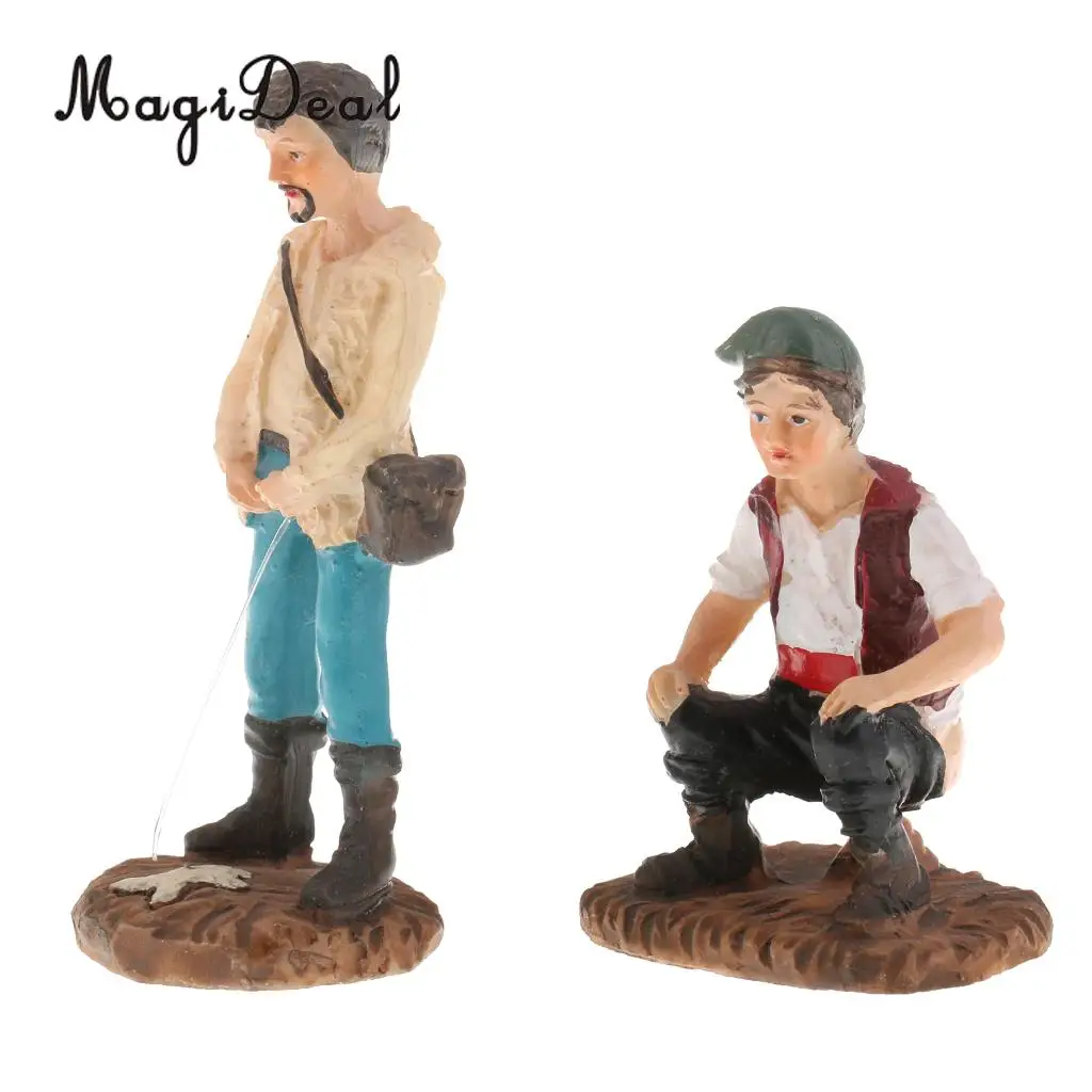 MagiDeal Sand Table Scene WC Shit Pee Doll People Figure Model Layout Landscape Scene for Home Bedroom Decor Children Kids Toys
