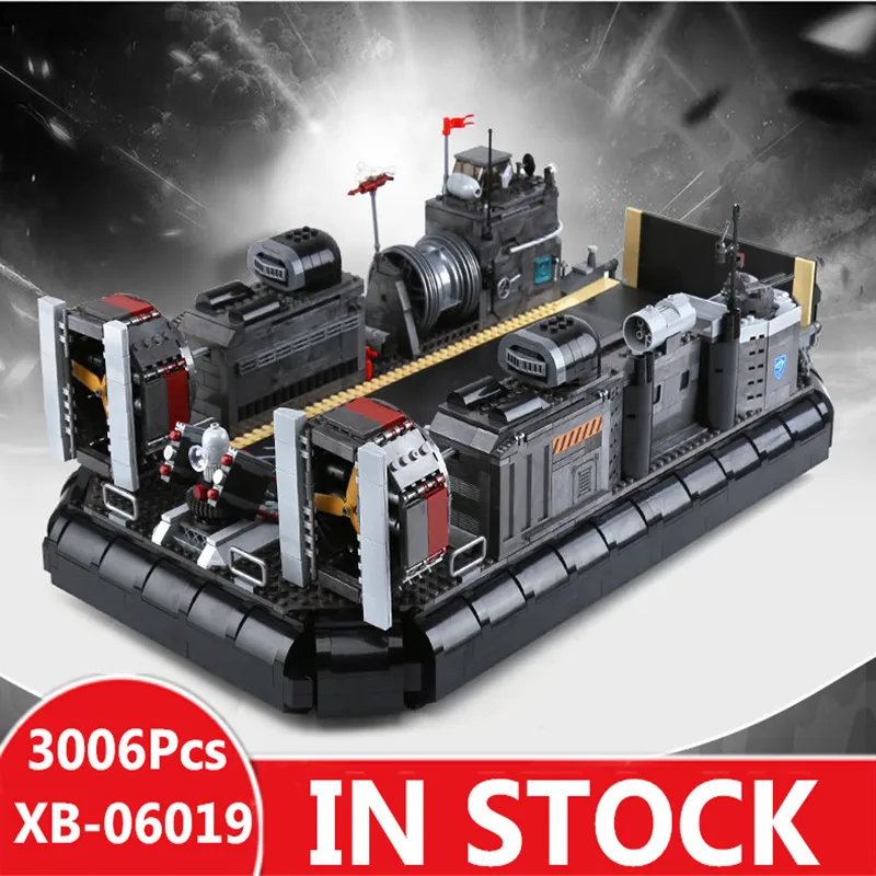 

IN STOCK XINGBAO 06019 3006 Pcs Genuine Military Series The Amphibious Transport Ship Set Building Bricks Blocks Toys Gifts