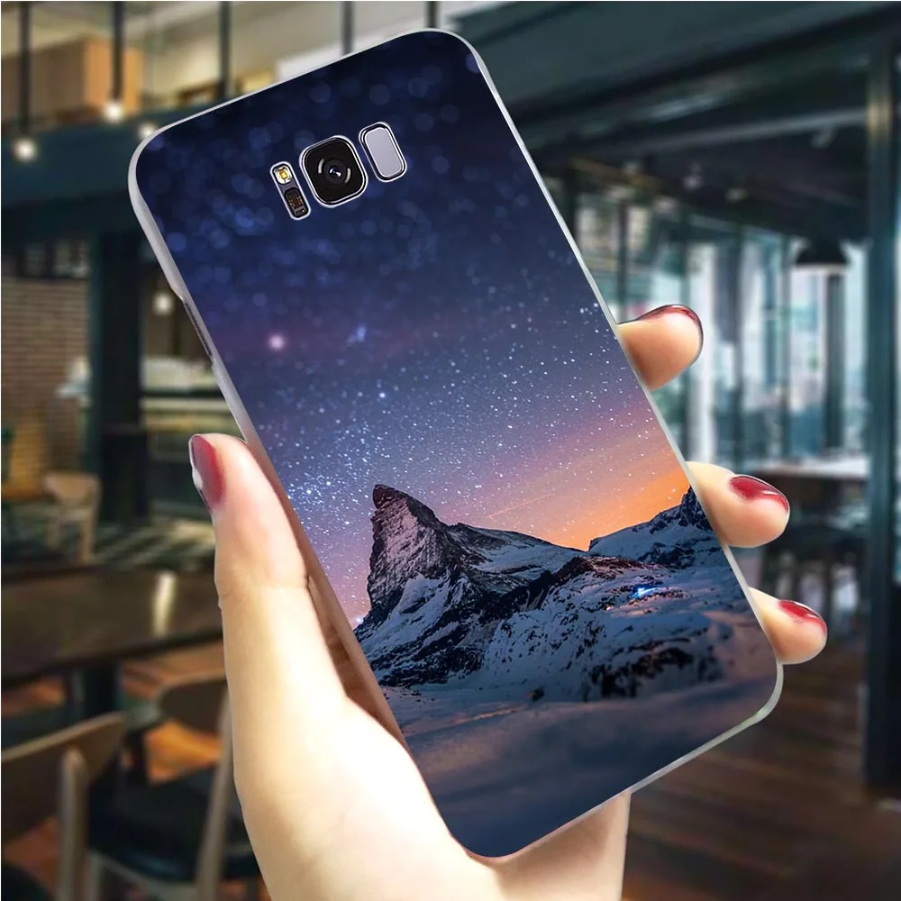 

Phone Cover For Galaxy A6 Plus 2016 Snow-capped Mountains Case A3/A5 A6 A8 Plus/A7 A9 2018 A10 A20 A30 A40 A50 A70 Covers Back
