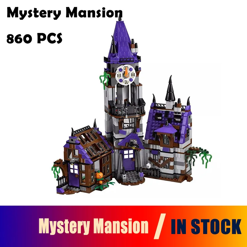 

BELA 10432 Compatible with lego 75904 Scooby Doo Figures Mystery Mansion Model Building blocks Educational Toys For Children