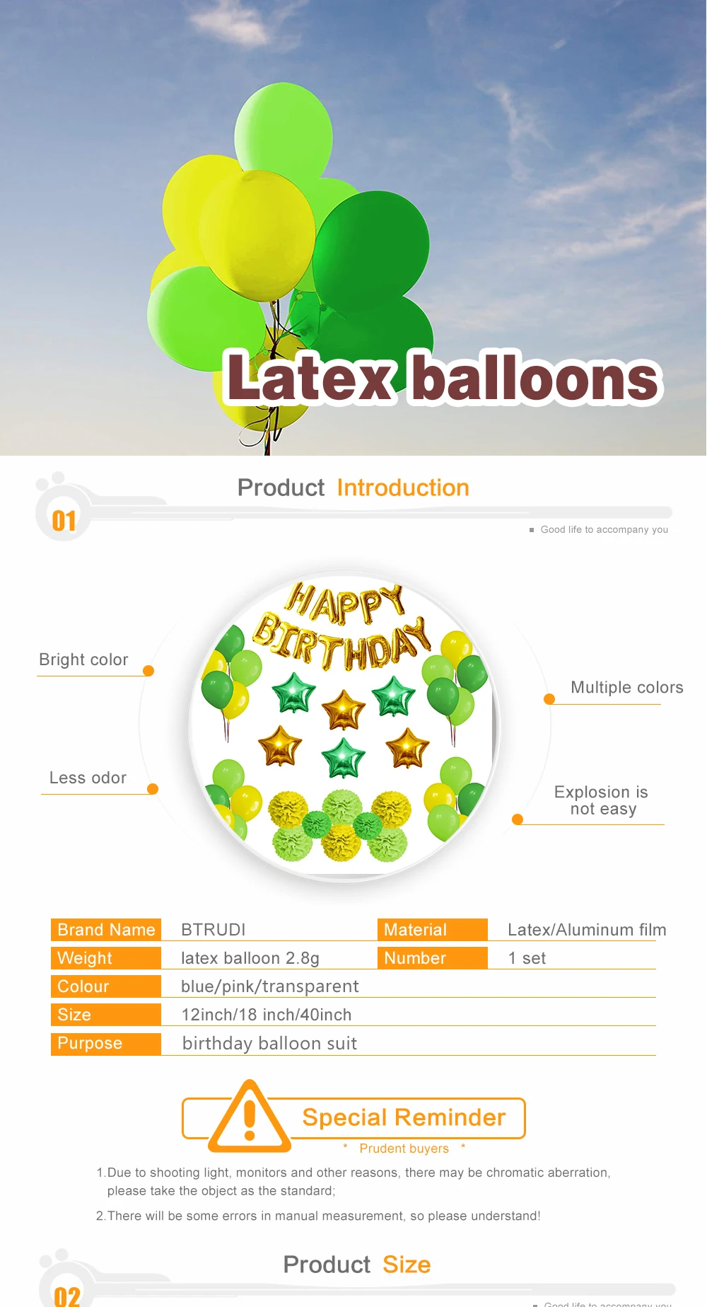 Btrudi Party Decorations Set Balloons Birthday Decoration Kids Adult Baby Shower Anniversaire Garcon Fiestas Infantiles Helium Ballons Accessories Aliexpress