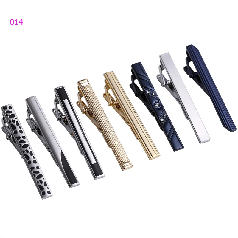 8 шт./лот новые смешанные мужские деревянные зажим для галстука комплект - Окраска металла: 014
