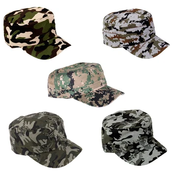 

Mens Camo Cap Camouflage Army Combat Soldier Patrol Hat Baseball Cap Adjustable Soft Hat for Hunting Hiking Fishing One Sizes