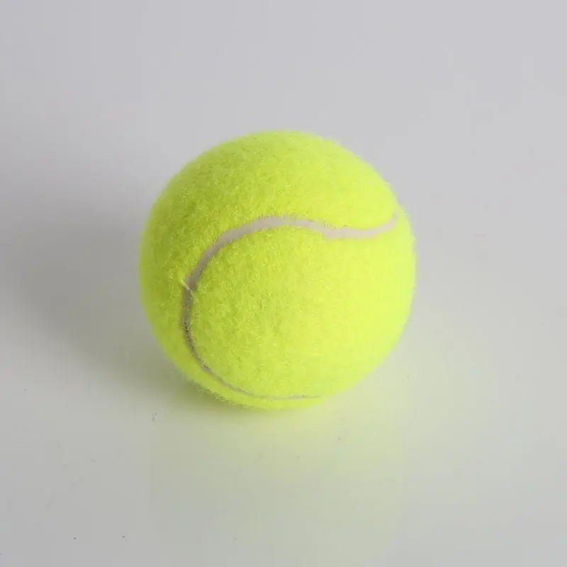 18 шт./компл. спортивные желтые теннисные мячи, соревнования на открытом воздухе, веселые, крикет, пляж, собака, высококачественный спортивный тренировочный мяч