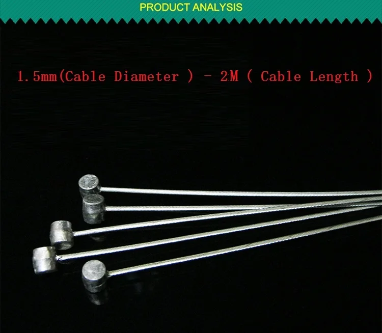 2, 3, 4 м, Т-образная линия, тормозной кабель, MTB, горный велосипед, дорожный электрический велосипед, передний задний тормоз, стальная проволока, v-образный тормоз, дисковый тормоз