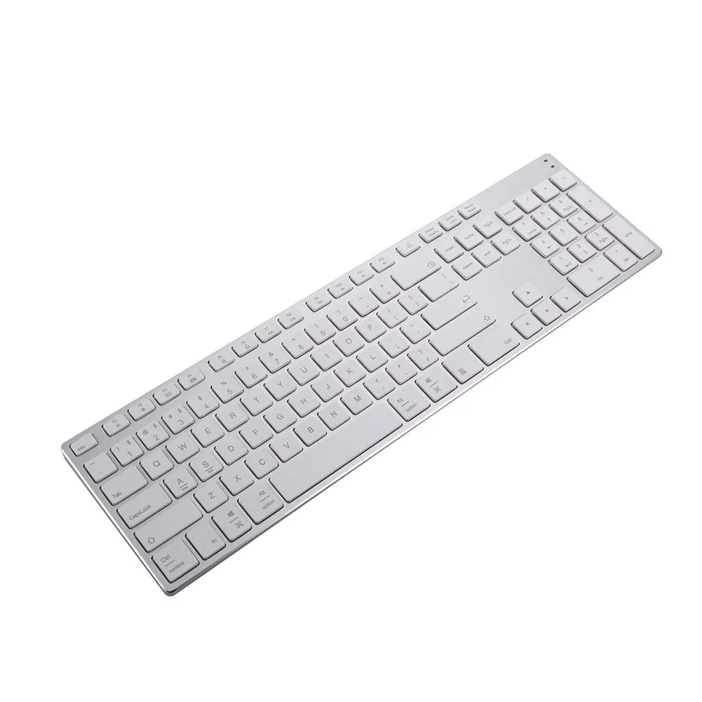  Aluminum Alloy Wireless Bluetooth 3.0 Keyboard for Tablet Laptop Phone Support iOS Windows System N
