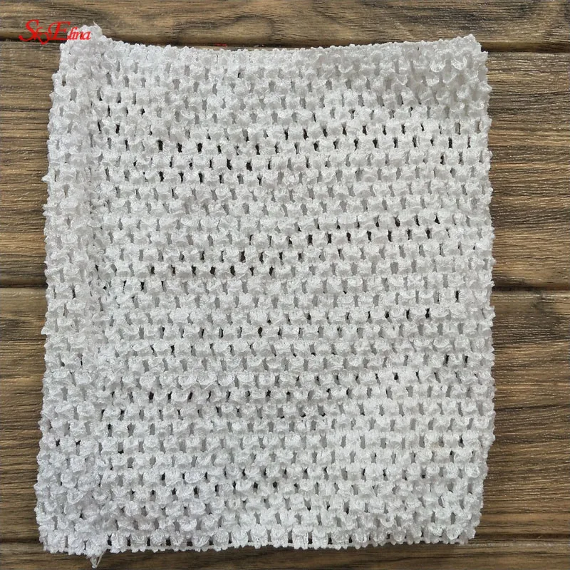 23  20cm Handmade Children Elastic Chest Wrap Baby Tulle skirt Girl Crochet Tutu Tube Tops Wide For Sewing Knitted skirt 5z (62)