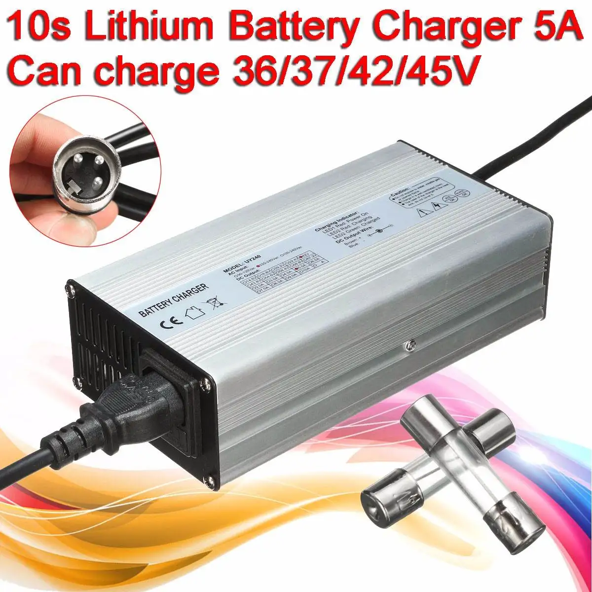 

36V 5A Lithium ion Battery Charger 10S 10x 3.6V / 3.7V Charger