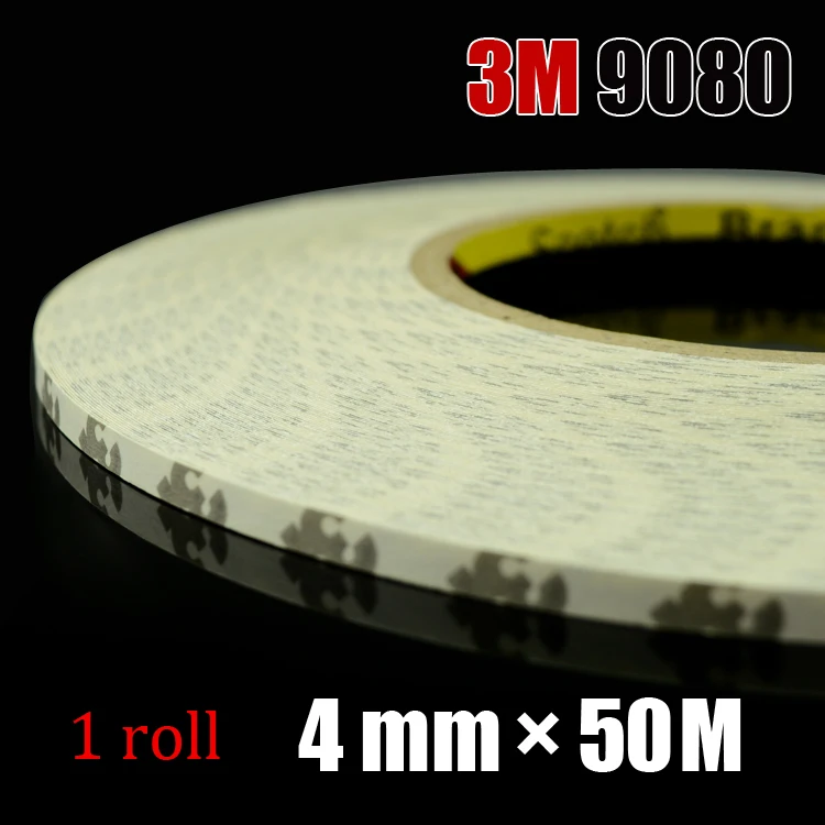 Brand New 4mm 50M 3M Double Sided Adhesive Tape for phone Repair LED Strip Joint Electrical