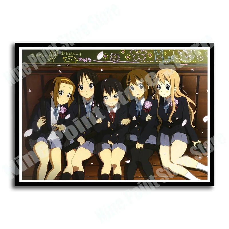 Высокое разрешение печати A3 плакат аниме K-ON настенные наклейки, живопись картины 42*30 см