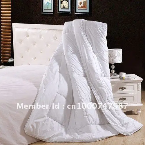 Высший сорт- королева 210X210 см- 500 GSM Австралийское шерстяное одеяло Doona или сделать любой размер- роскошный- белый