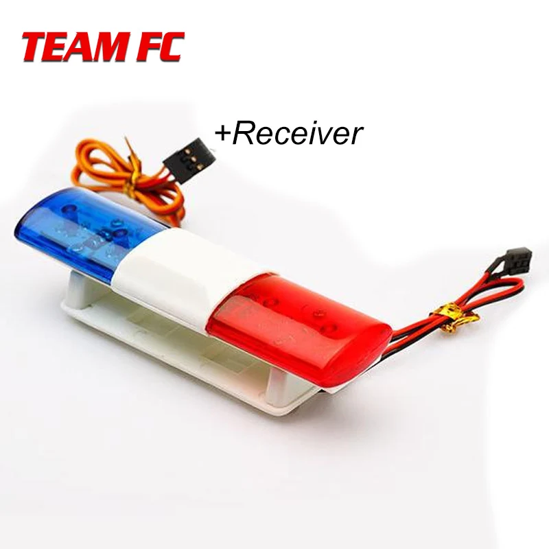 

RC Car Accessories Led Police Flash Light Alarming Light for 1/10 HSP Axial SCX10 D90 RC Car Parts S143