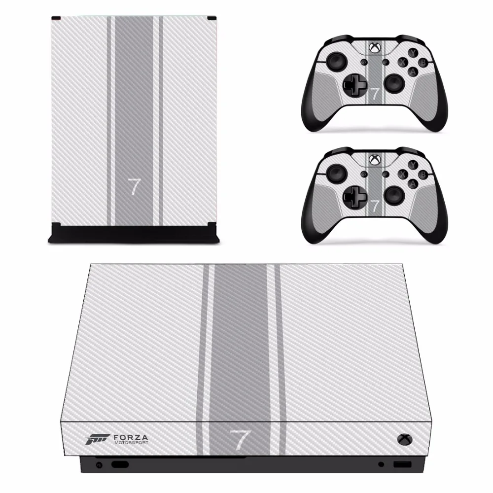 Полный набор лицевых панелей наклейки кожи Forza Motorsport для Xbox One X консоль и два
