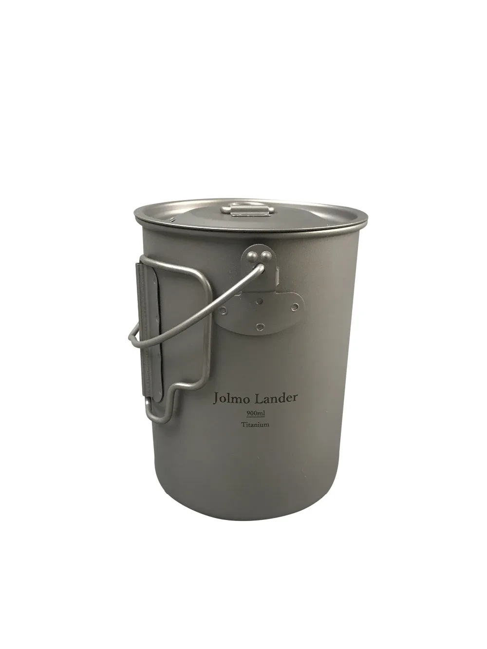 Jolmo Lander Titanium Pot with Bail Handle Outdoor Ultralight Folding Pot 900ml 2