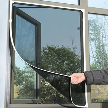 

Fly Mosquito Window Net Mesh Screen Room Cortinas Mosquito Curtains Net Curtain Protector Fly Screen Inset d2