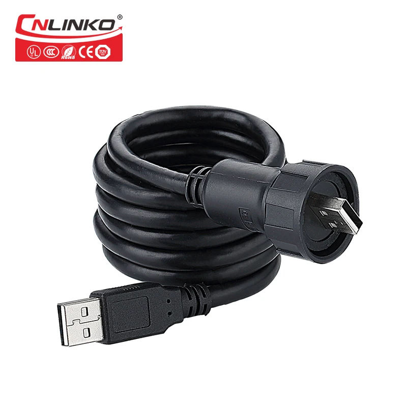 Cnlinko хорошее качество Панельное крепление для передачи данных разъемы usb2.0